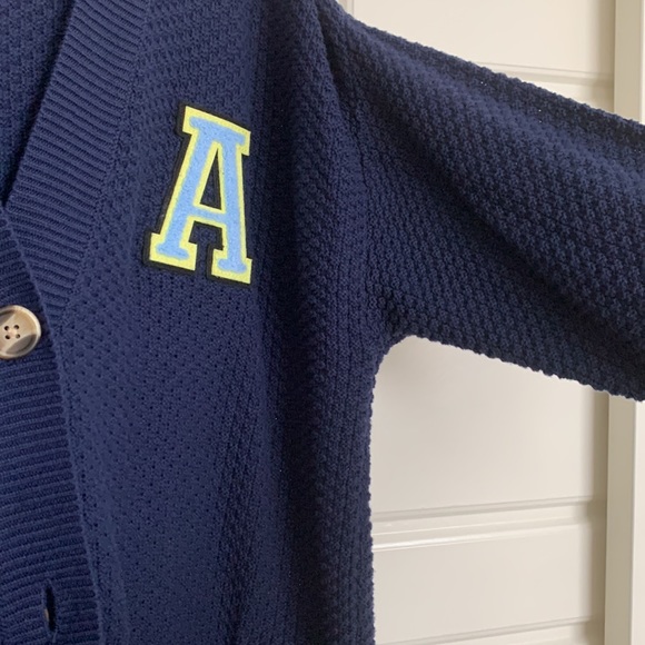 Aerie’s Navy oversized cardigan - Picture 4 of 6